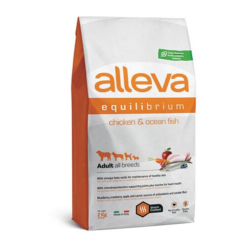 Alleva hrana za pse piletina riba 12kg sensitive adult equilibrium ALP6003 Slike