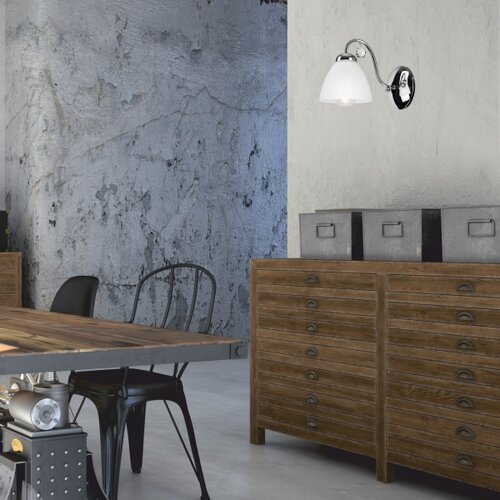  Zidna lampa MIRANDA 1xE27/60W/230V, sjajni hrom Slike