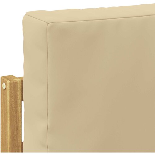  Set vanjskih sofa 5 pcs Bijela i Bež 245 x 128,5 x 73 cm Slike