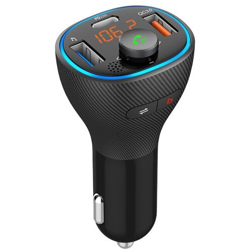 X Wave FM transmiter za kola BT 87 /Bluetooth/LED Displej, BASS Buster taster.PD20W+QC3.0 (ukupno 38W) Cene