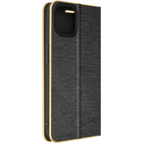 AVIZAR Ovitek Folio za iPhone 14, Luna Book Gold - crn, (20670302) Cene