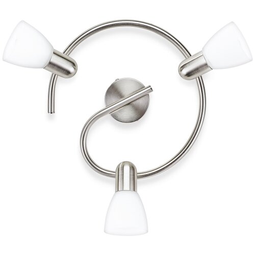 Philips Massive 50233/17/E7 - Reflektorska plafonska lampa BURLAP 3xE14/40W matni hrom Slike