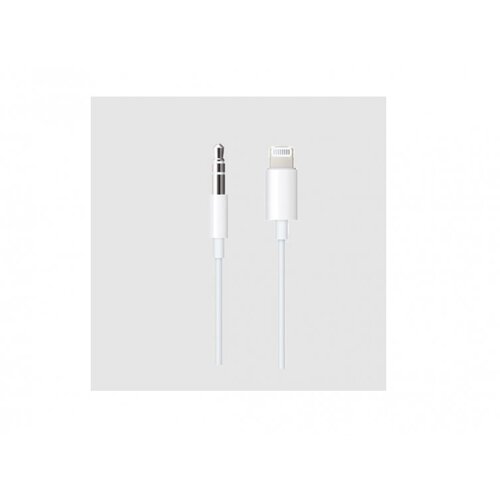 Apple iPhone/iPad/MacBook audio kabel [1x muški konektor dock lightning - 1x 3,5 mm banana utikač] 1.20 m bijela Cene