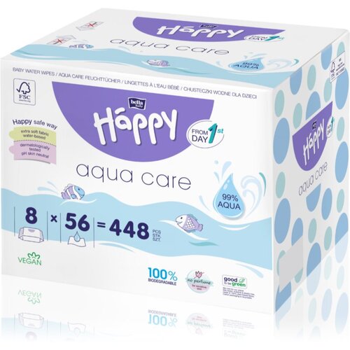 Bella Baby Happy Aqua care vlažne maramice za djecu 8x56 kom Cijene