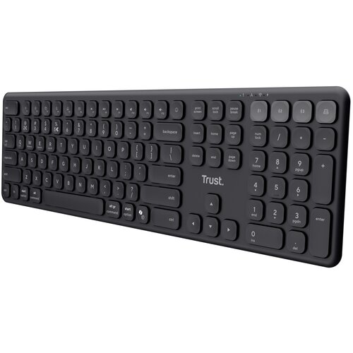 Trust Vaiya US Black USB + RF Wireless + Bluetooth - keyboard Slike