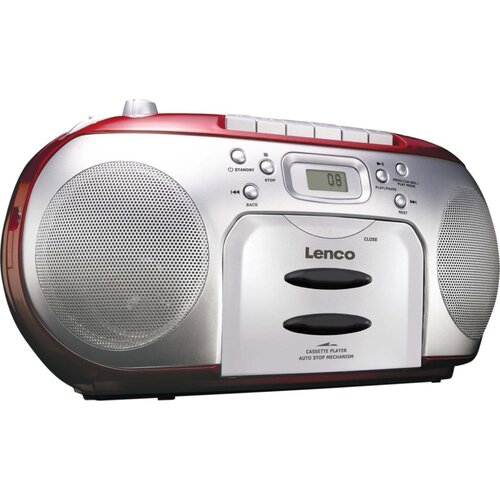 Lenco Radio/CD/Kassetten-Player SCD-420 Red, (20584252) Cene