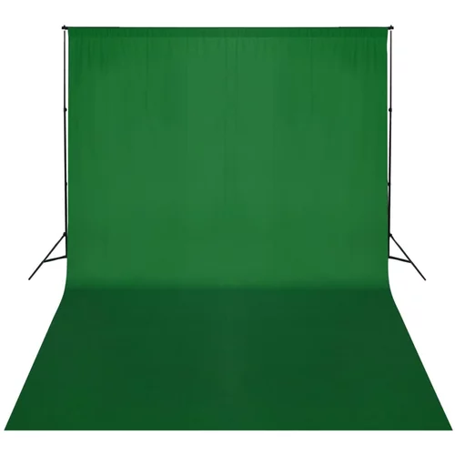  Pozadinski sustav s potporom 500 x 300 cm zeleni