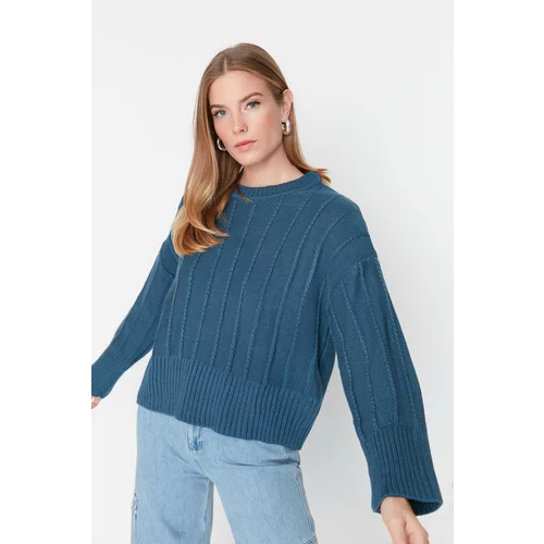 Trendyol Oil Oversize Knitwear Sweater