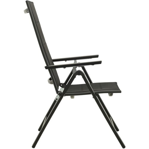  3-dijelni bistro set crni i antracit Slike