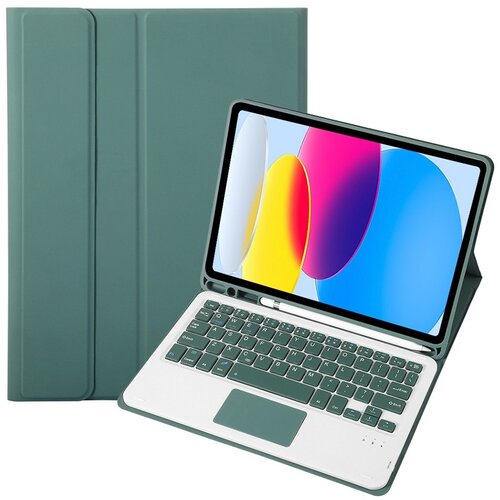  A10B-A bluetooth futrola/tastatura za iPad (2025) / 10.9 (2022) Touchpad - Dark green Cijene