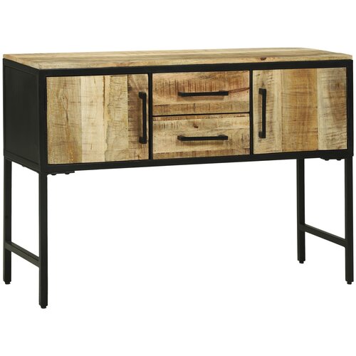 VidaXL Sideboard 100x35x70 cm Čvrsto drvo grubog manga Slike