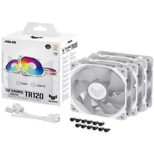  Ventilator ASUS TUF GAMING TR120 FAN ARGB 3IN1/bela Cene