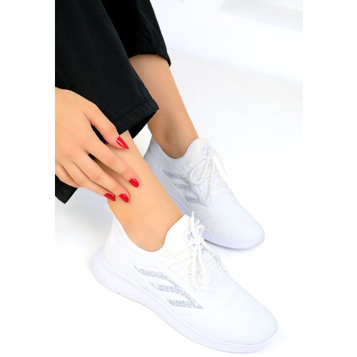 Soho White Women's Sneakers 19544 Slike