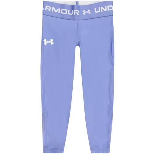 Under Armour Sportske hlače ljubičasto plava / bijela