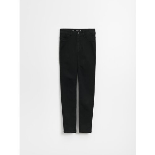 House - Skinny traperice visoka struka - Crna Cijene