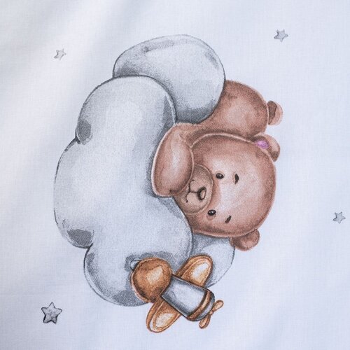 Jerry Fabrics Pamučna dječja posteljina za dječji krevetić 100x135 cm Medv&amp;iacute;dek &amp;quot;Plane&amp;quot; &amp;ndash; Slike