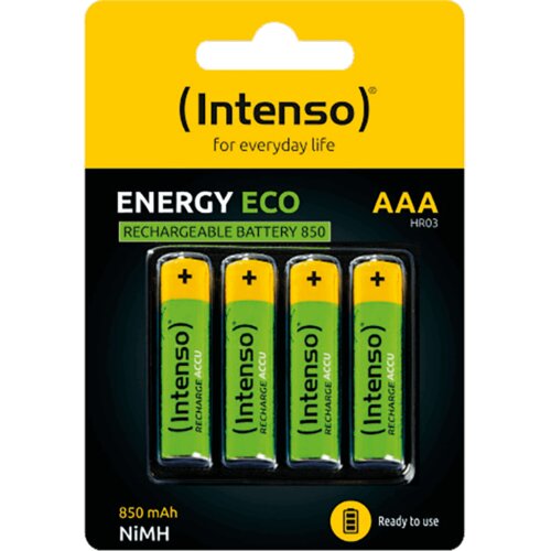  (Intenso) Baterija punjiva AAA / HR03, 850 mAh, blister 4 kom &amp;ndash; AAA / HR03/850 Slike