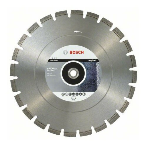 Bosch dijamantska rezna ploča best for asphalt 400 x 20/25,40 x 3,2 x 12 mm ( 2608603642 ) Slike