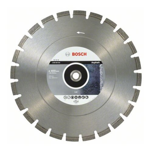 Bosch dijamantska rezna ploča best for asphalt 400 x 20/25,40 x 3,2 x 12 mm ( 2608603642 ) Cene