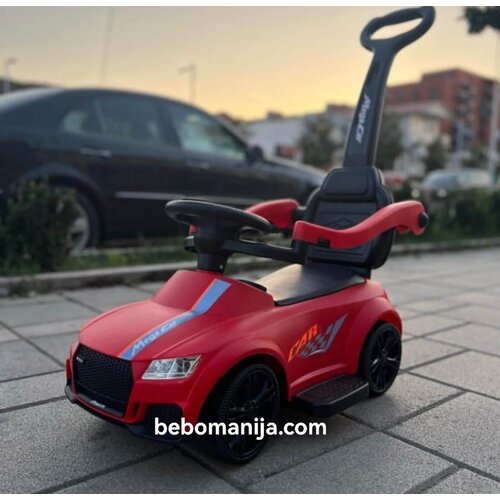  Guralica za decu 3u1 audi style Y-BC8330P sa muzičkim volanom - crvena, 020541 Cene