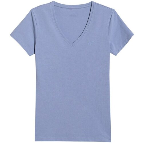 4f Majice s kratkimi rokavi K16249 Modra Cene