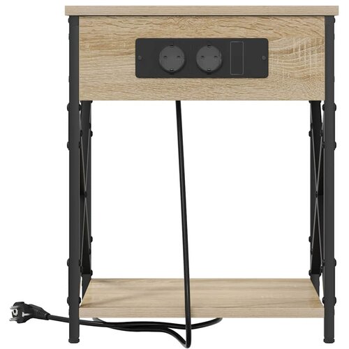  Noćni ormar 2 pcs Sonoma hrast 41 x 31 x 51 cm Slike
