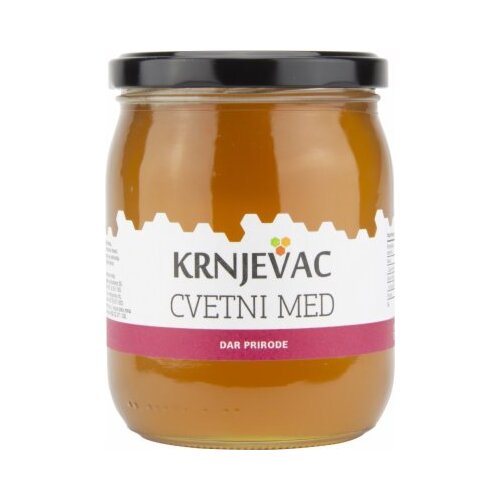Krnjevac cvetni med 720g tegla Slike