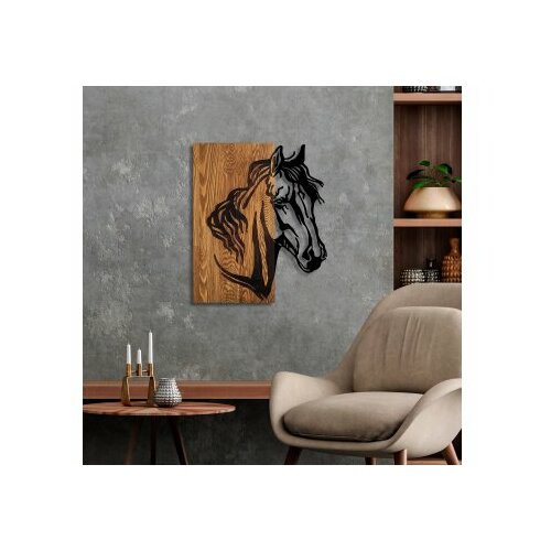 Wallity dekorativni drveni zidni ukras horse 1 Slike