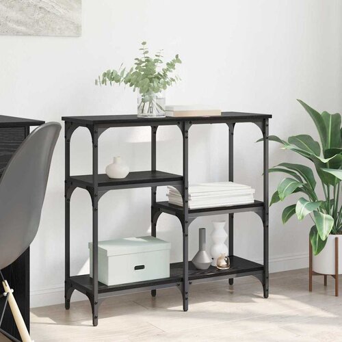 vidaXL s policom Crni hrast 80 x 29 x 75 cm Konstruirano drvo Cijene