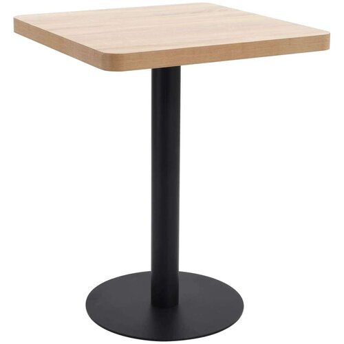 Bistro stol svjetlosmeđi 60 x 60 cm MDF Cijene