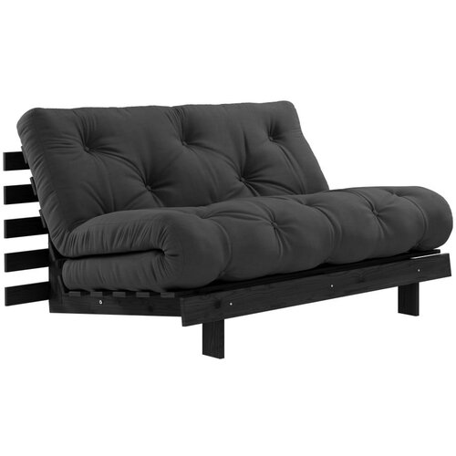 Karup Design Tamno siva sklopiva sofa 140 cm Roots Black Night &amp;ndash; Slike