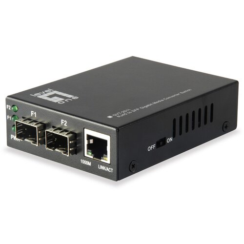  LevelOne RJ45 to SFP Gigabit Media Converter Switch, 2 x SFP, 1 x RJ45 Cijene