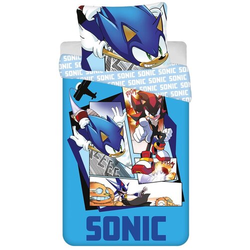 Jerry Fabrics Pamučna dječja posteljina za krevet za jednu osobu 140x200 cm Sonic – Cijene