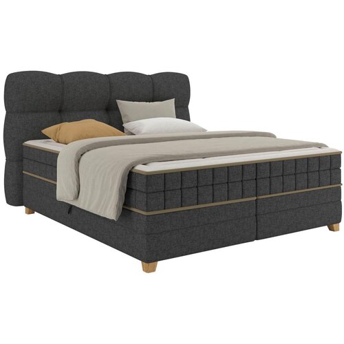 Premium Living Postelja Boxspring Bianco, Antracit, 180x200 Slike