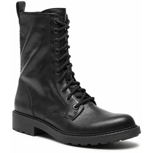Clarks Pohodni čevlji Orinoco2 Style 261636234 Black Leather