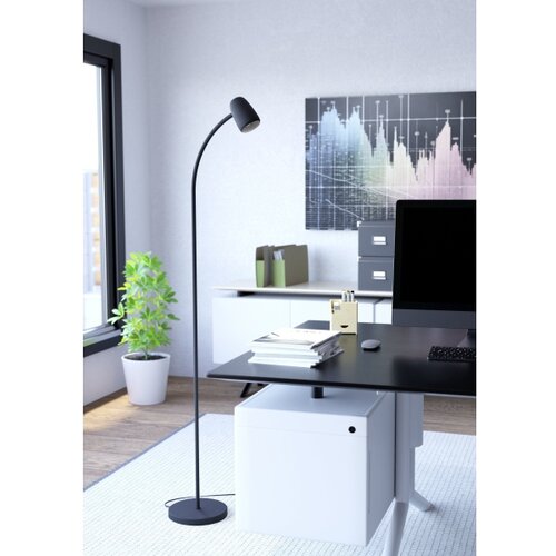 Eglo 902172 - podna lampa carlo 1xE14/18W/230V crna Slike