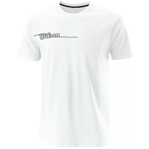 Wilson Pánské tričko Team II Tech Tee White