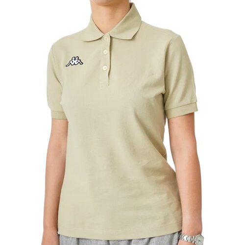 Kappa Ženska polo majica Logo Sharas, Krem Cene