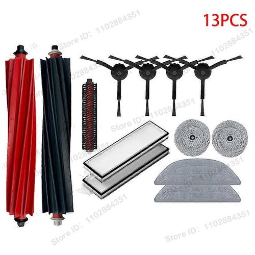INORCO Za Roborock S8 MaxV Ultra, S8 Max Ultra, G20S Nadomestni deli Dodatki Valjna stranska krtaa Hepa Filter Mop Cloth Vreka za prah, (21984378) Slike