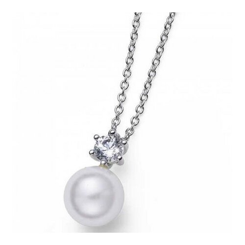  Ženski oliver weber focus pearl lanČiĆ sa swarovski belom perlom i kristalom ( 12180r ) Cene