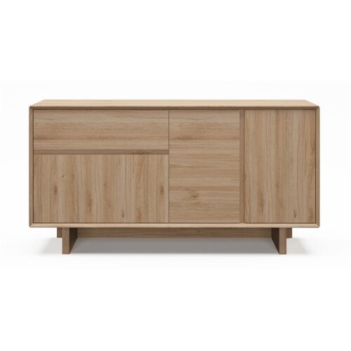 Marckeric Komoda u dekoru hrasta u prirodnoj boji 146x76x45 cm Carpi – Cijene