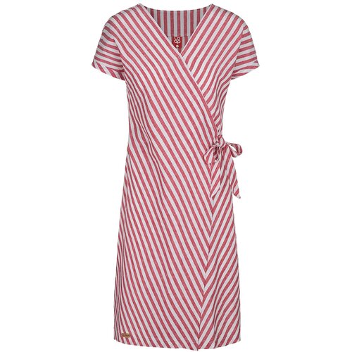 LOAP NELLY Women&amp;#039;s dress Red / White Slike