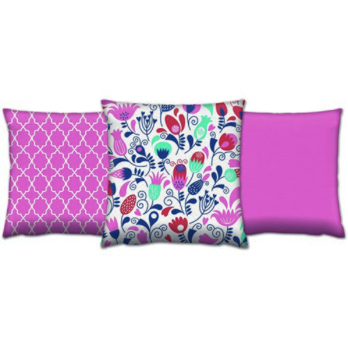 Opviq set 3 jastuka 43x43cm Šareni Slike