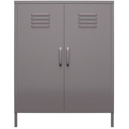 Støraa Sivi metalni ormarić 80x102 cm Bradford – Cijene