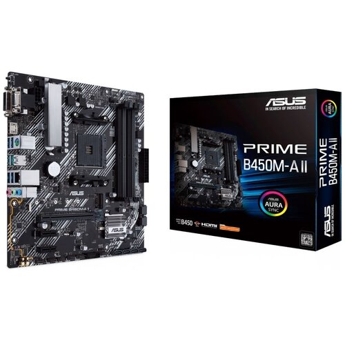 Asus MB PRIME B450M-A II AMD B450;AM4;4xDDR4 VGA,DVI,HDMI;micro ATX Cijene
