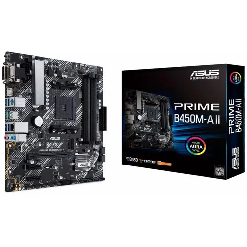 Asus MB PRIME B450M-A II AMD B450;AM4;4xDDR4 VGA,DVI,HDMI;micro ATX