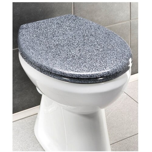 Wenko WC deska v videzu granita z enostavnim zapiranjem Premium Ottana, 45,2 x 37,6 cm Cene