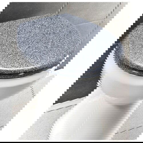 Wenko wc sjedalo granit dekor lako zatvaranje wenkoo premium ottana, 45,2 x 37,6 cm Cene