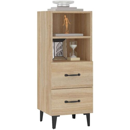  Komoda boja hrasta sonome 34 5x34x90 cm od konstruiranog drva Slike