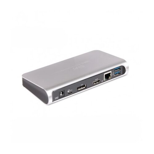 Docking station Club 3D USB TYPE C 3.1 GEN 1 MST SINGLE 4K30HZ DUAL 1200P CHARGING DOCK 60W CSV-1560 Slike